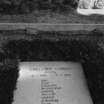 Roma, "Cimitero degli Inglesi", tomba di Gregory Corso.